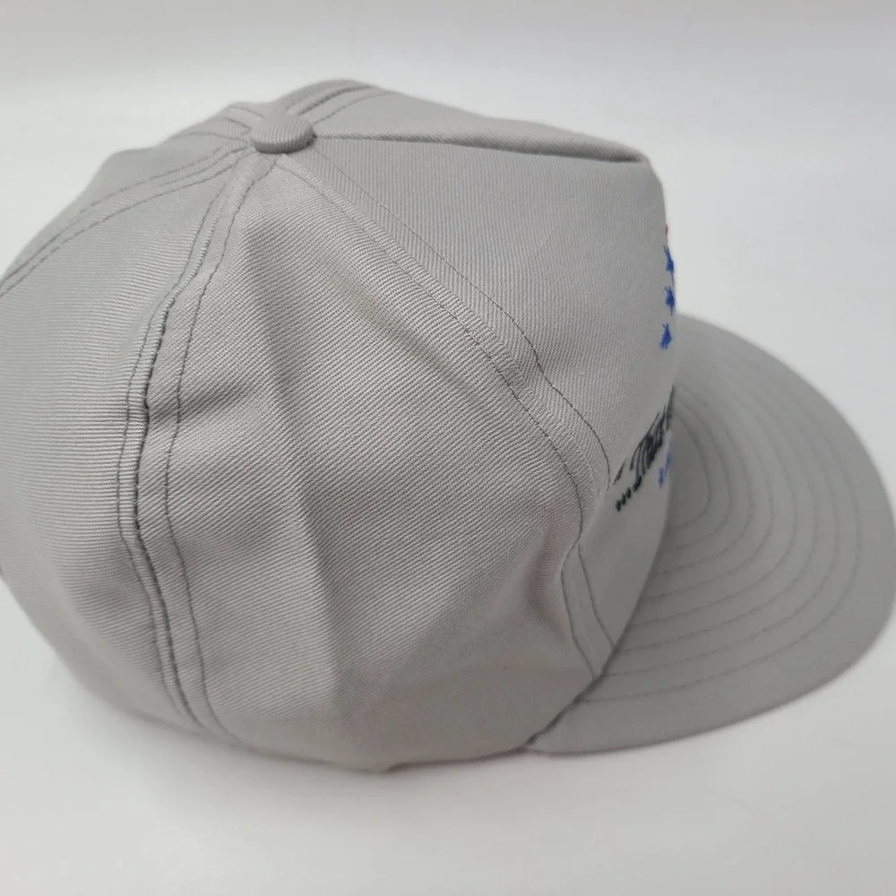 Vintage NRA ILA Hat Snapback Louisville Mfg Co Gray 2nd Amendment Every Man Arm